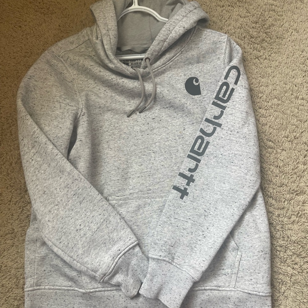 Carhartt Heather Gray Relaxed Fit Hoodie